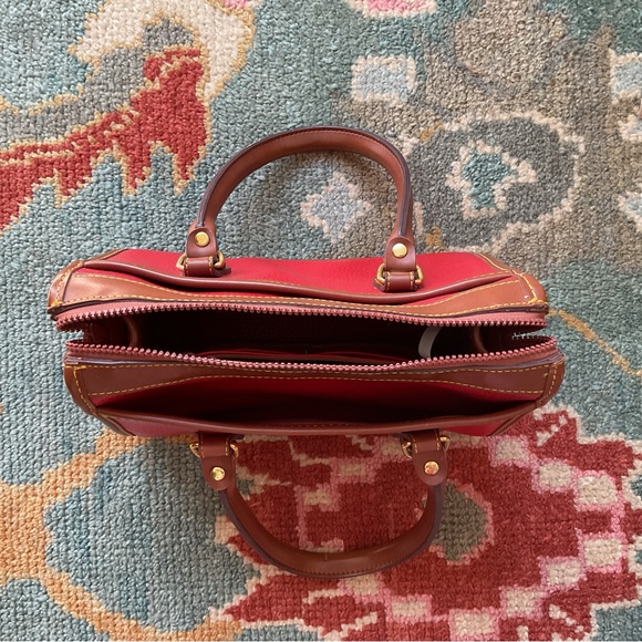 Dooney & Bourke / Red leather bag - Picture 5 of 9